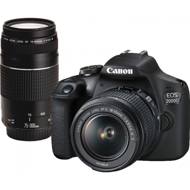 Canon EOS 2000D + 18-55mm III DC & EF 75-300mm f/4-5.6 III