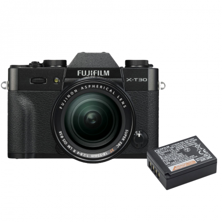 Fuji X-T30 Mirrorless with 18-55mm Lens (Black)