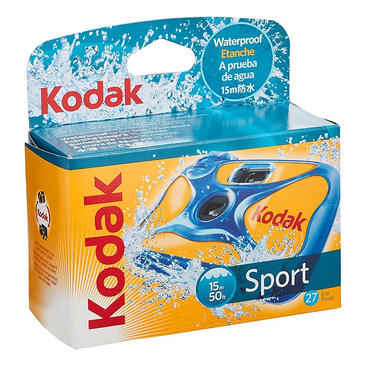 Kodak Sport 35mm Single Use Waterproof Disposable Camera