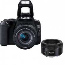 Canon EOS 4000D DSLR Camera + 18-55mm f/3.5-5.6 III Lens + 16GB SD Card +  Shoulder Bag - Outdoorphoto - South Africa