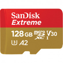 Micro SDXC Extreme 128GB (160MB/s) A2 C10 V30 UHS-I U3
