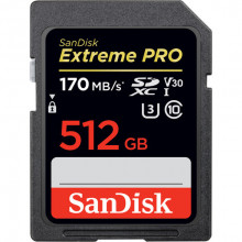 Extreme Pro SDXC Card 512GB - 170MB/s