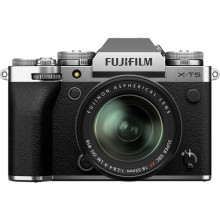 FUJI X-T5 Mirrorless Camera with 18-55mm F2.8-F4 Lens (SILVER)