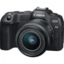 Canon EOS R8 Mirrorless camera with 24-50mm lens 