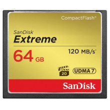 SanDisk Extreme Compact Flash 64GB - 120MB/s 