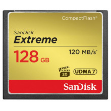 SanDisk Extreme Compact Flash 128GB - 120MB/s 