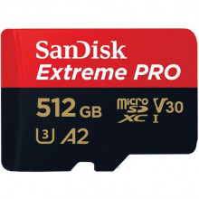 Extreme Pro micro SDXC 512GB + SD Adapter (170MB/s)