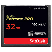 SanDisk Extreme Pro Compact Flash 32GB - 160MB/s 