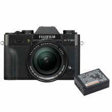 Fuji X-T30 Mirrorless with 18-55mm Lens (Black)