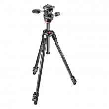 Manfrotto 290 Xtra Carbon Fibre 3-Section Kit with 3-Way Head