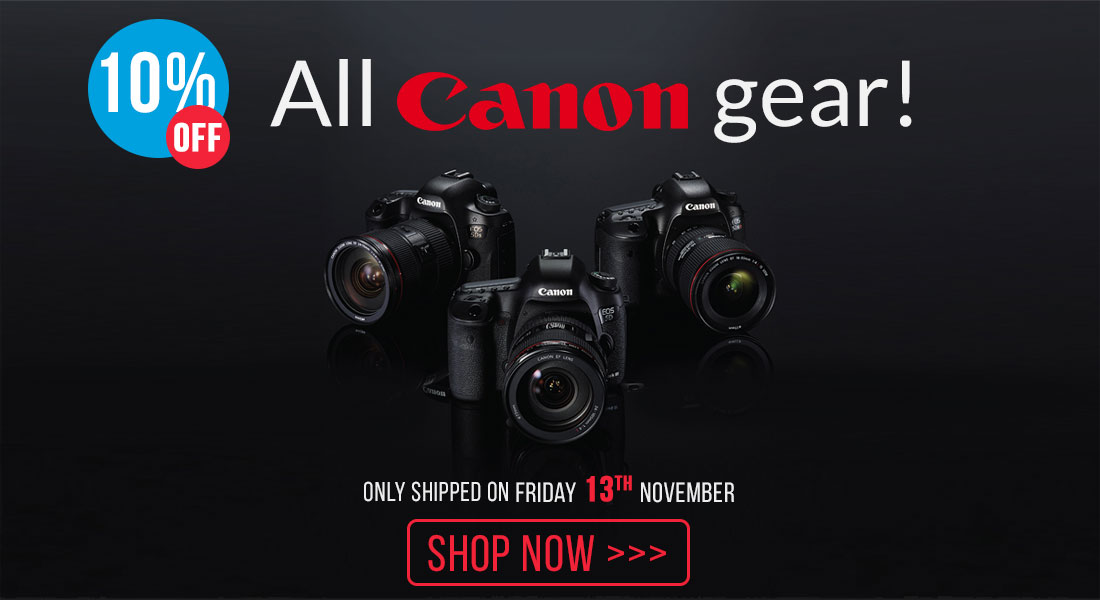 Canon 10% Discount Day at Cameraland | Friday 13 November 2015