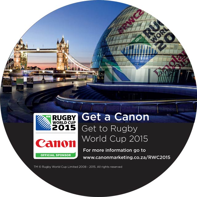 Win 2x RWC 2015 with Canon!
